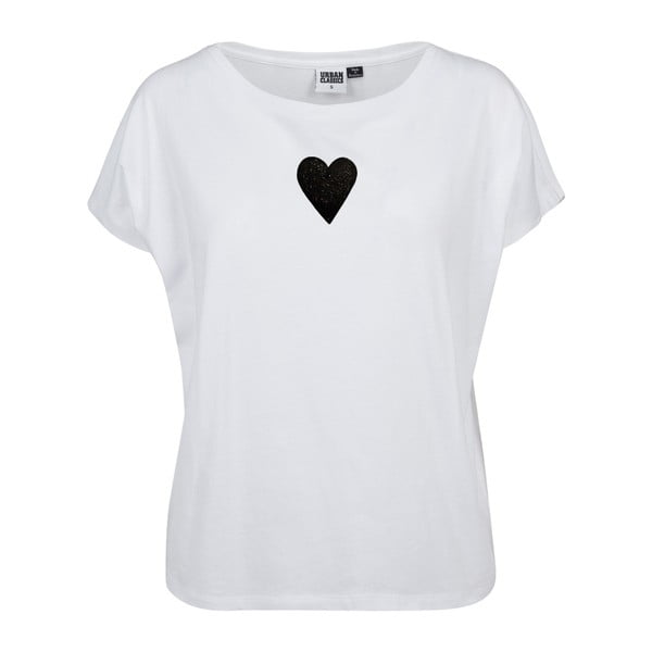 Dámske biele tričko s motívom Spolu od Lény Brauner & IM Cyber pre KlokArt, veľ. M