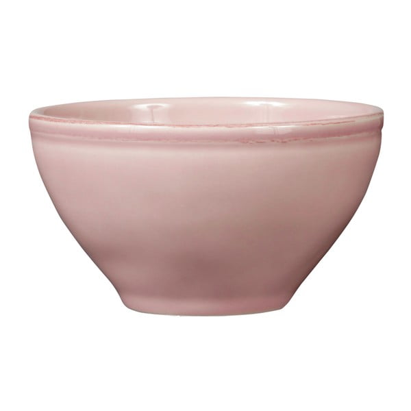 Ružová kameninová miska Côté Table, 500 ml