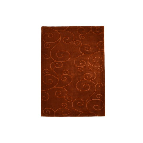 Ručne tkaný koberec Tufting, 170x240 cm, čokoládový