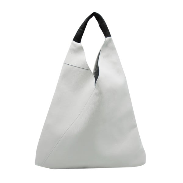 Biela kabelka z pravej kože Andrea Cardone Karula