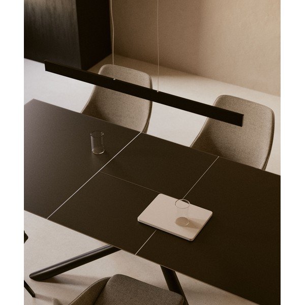 Rozkladací jedálenský stôl s prídavnou doskou s keramickou doskou 90x160 cm Theone – Kave Home-image-2