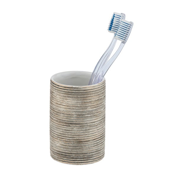 Hnedý keramický téglik na kefky Wenko Fedi-image-1