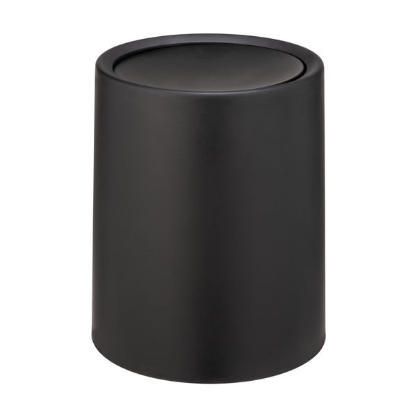 Čierny odpadkový kôš Wenko Atri, 6 l-image-1