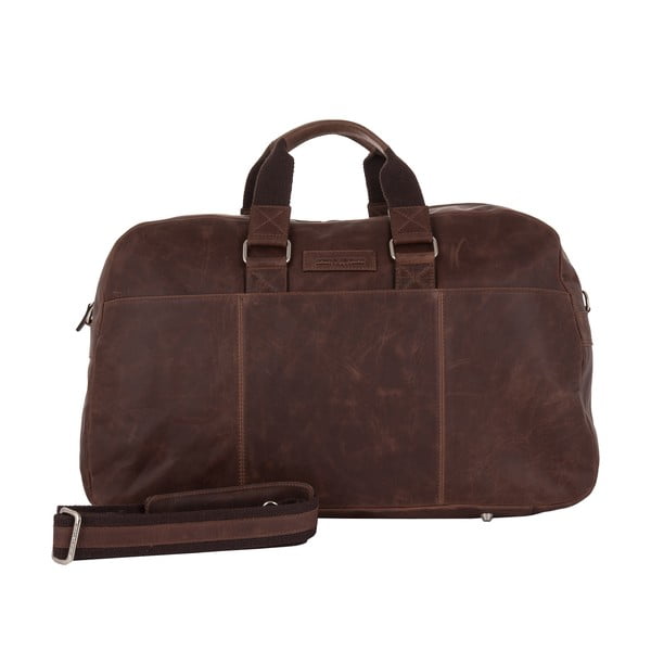 Pánska cestovná taška Vintage Overnight Brown