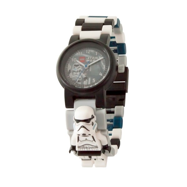Čierno-biele hodinky LEGO® Star Wars Stormtrooper