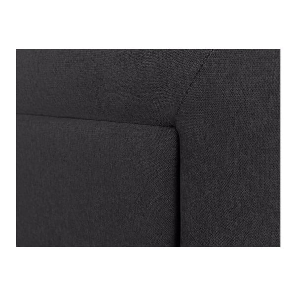 Tmavosivé čelo postele Mazzini Sofas Ancona, 200 × 120 cm-image-2