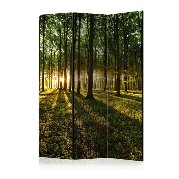 Paraván Artgeist Morning Forest, 135 × 172 cm