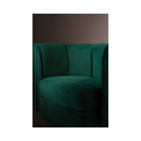 Zelené kreslo Dutchbone Flower-image-4