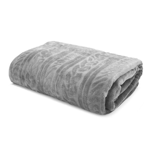 Sivá deka Domarex Luxury Wool, 220x200 cm