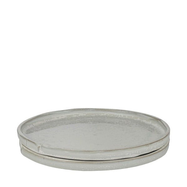 Biele taniere v súprave 2 ks z kameňa ø 20 cm Sand Grain – Mette Ditmer Denmark