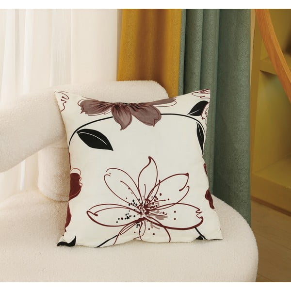 Hnedé/krémové mikrosaténové obliečky na jednolôžko 140x200 cm v súprave 6 ks Scarlet – My House-image-4