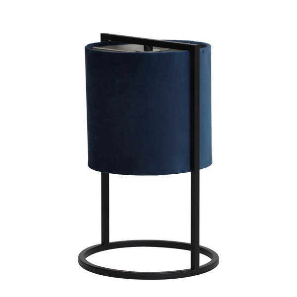 Čierno-tmavomodrá stolová lampa (výška 35 cm) Santos - Light & Living-image-3