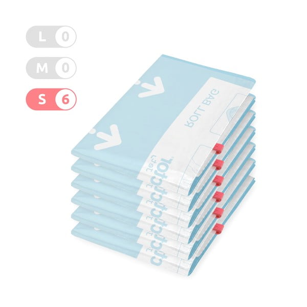 Vákuové vrecia v súprave 6 ks Roll Up S – Compactor-image-1