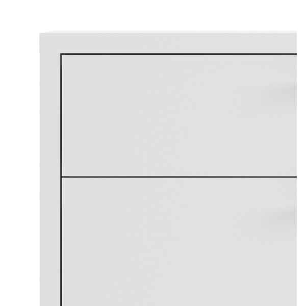 Biela modulárna knižnica 89x113 cm Prima – Tvilum-image-4