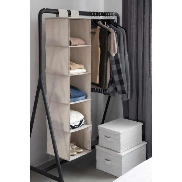 Závesný látkový organizér do skrine Soft Storage – Bigso Box of Sweden-image-1
