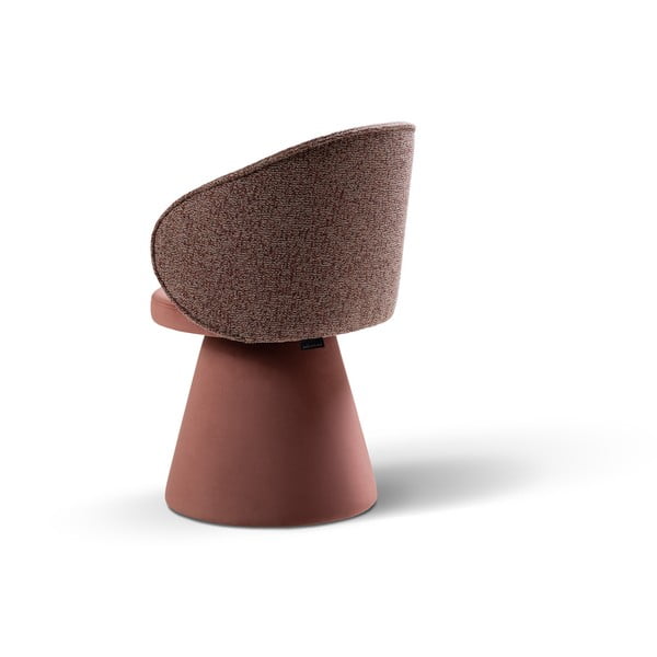 Ružové zamatové kreslo Inez – Micadoni -image-4