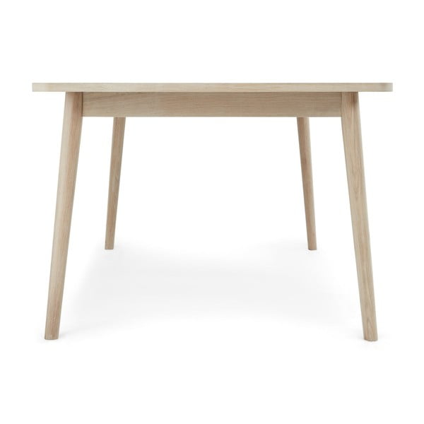 Rozkladací jedálenský stôl s doskou v dubovom dekore v prírodnej farbe 100x200 cm Nyborg – Furnhouse-image-3