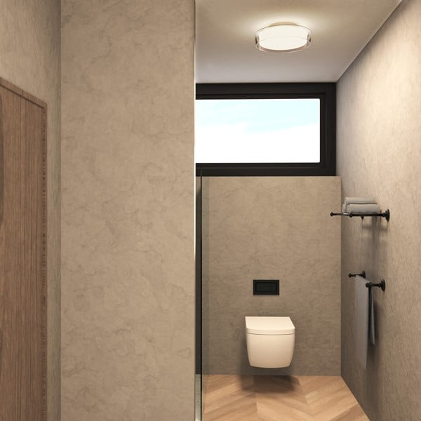 Biele stropné svietidlo SULION Nilo, ø 30 cm-image-4