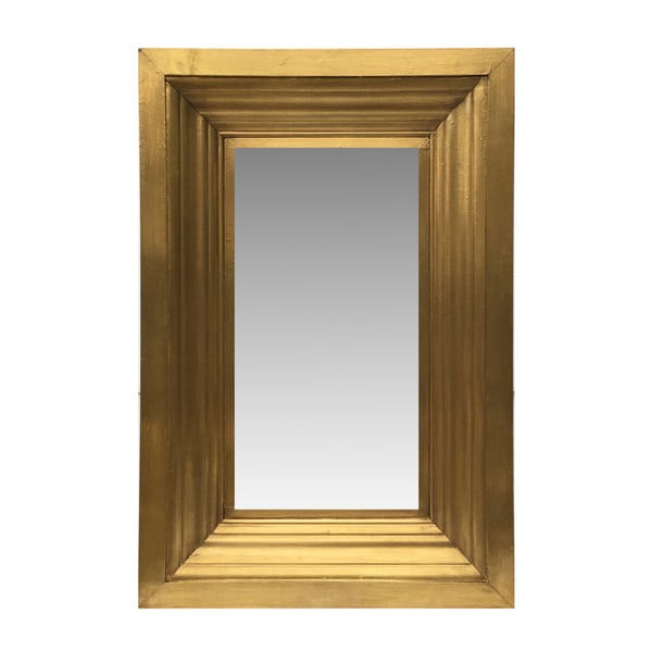 Nástenné zrkadlo v ráme zlatej farby Moycor Venecia, 80 × 120 cm