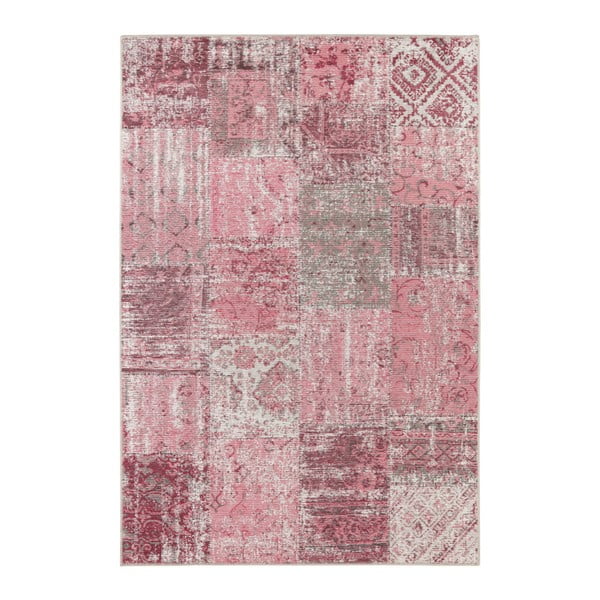 Ružový koberec Elle Decoration Pleasure Denain, 80 × 150 cm