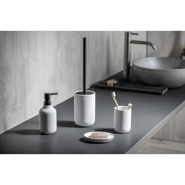 Biela keramická WC kefa Sapho Chloé-image-1