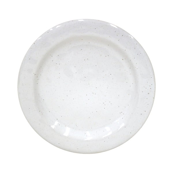 Biely tanier Casafina z kameniny Fattoria, ⌀ 28 cm