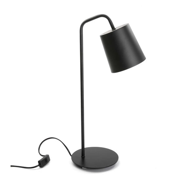 Čierna stolová lampa Versa Balance