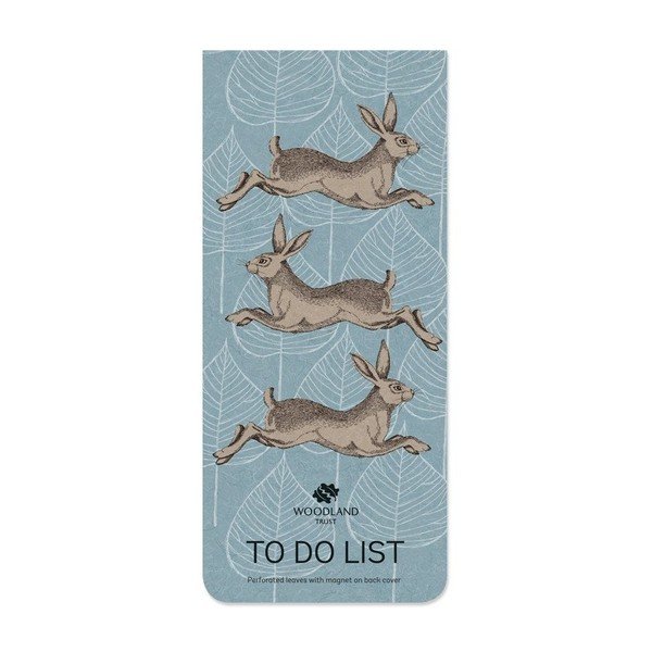 Poznámkový bloček s magnetom Go Stationery Woodland Hare To Do-image-2