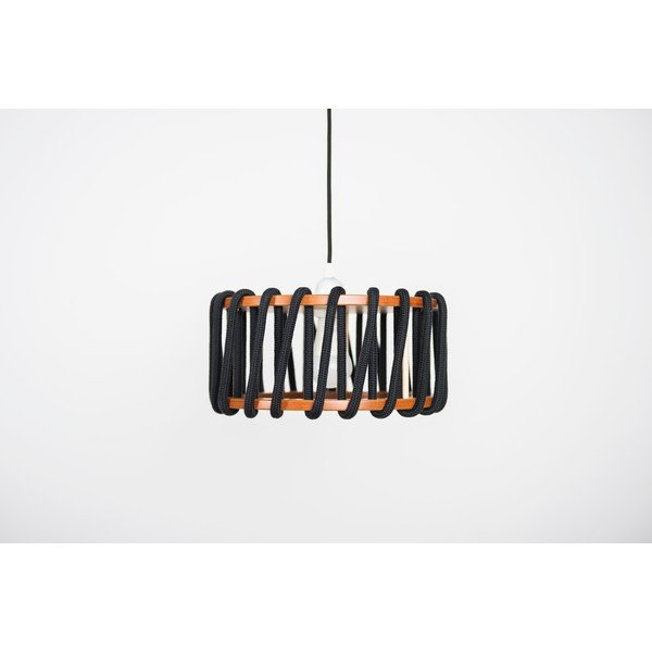 Čierne stropné svietidlo EMKO Macaron, 30 cm-image-2