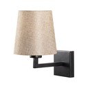 Čierne/krémovobiele nástenné svietidlo ø 18 cm Profil – Opviq lights