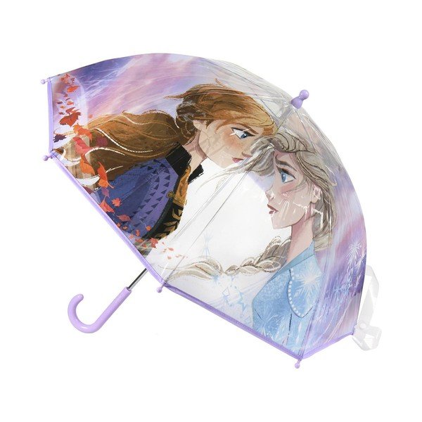 Transparentný detský dáždnik Ambiance Frozen, ⌀ 71 cm