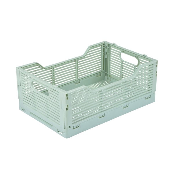 Plastový úložný box v mentolovej farbe 30x20x11.5 cm – Homéa