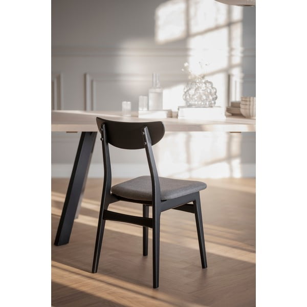 Čierne jedálenské stoličky v súprave 2 ks Rodham - Rowico-image-1