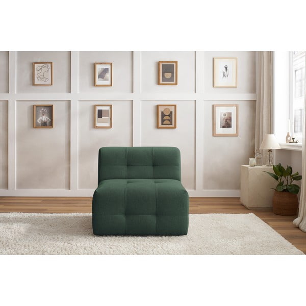 Tmavozelený modul pohovky Kleber - Bobochic Paris-image-1
