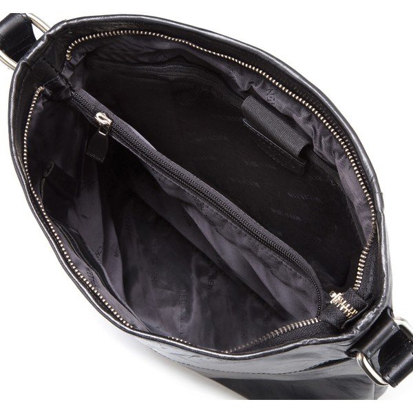 Kožená kabelka Elegance City Black-image-1