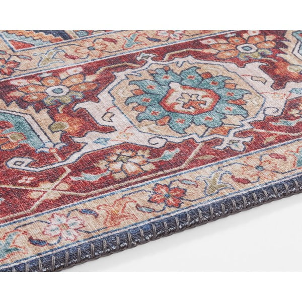 Tmavomodro-červený behúň Nouristan Sylla, 80 x 200 cm-image-3