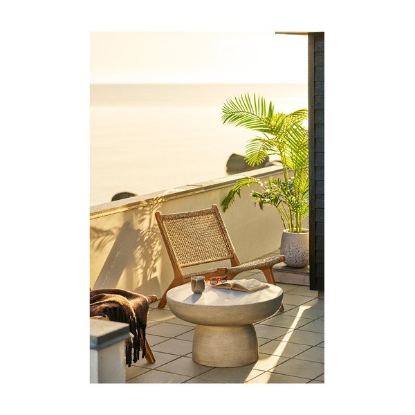 Keramický okrúhly Záhradný konferenčný stolík ø 60 cm Bonnet – House Nordic-image-3