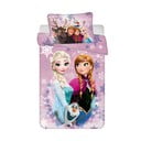 Bavlnené detské obliečky do postieľky 100x135 cm Frozen "Purple" – Jerry Fabrics