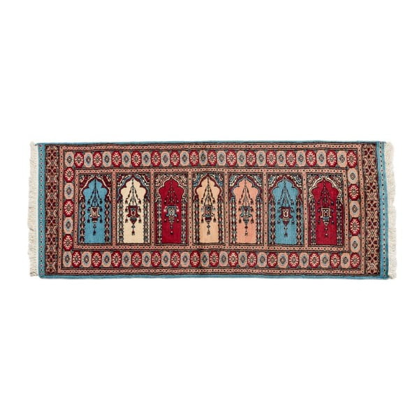 Ručne viazaný koberec Kashmir 131, 180x64 cm