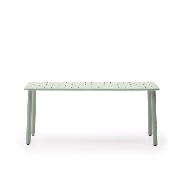 Oceľový záhradný jedálenský stôl 90x180 cm Brai – Kave Home-image-2