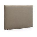 Taupe čalúnené čelo postele 180x118 cm Jaira – Kave Home