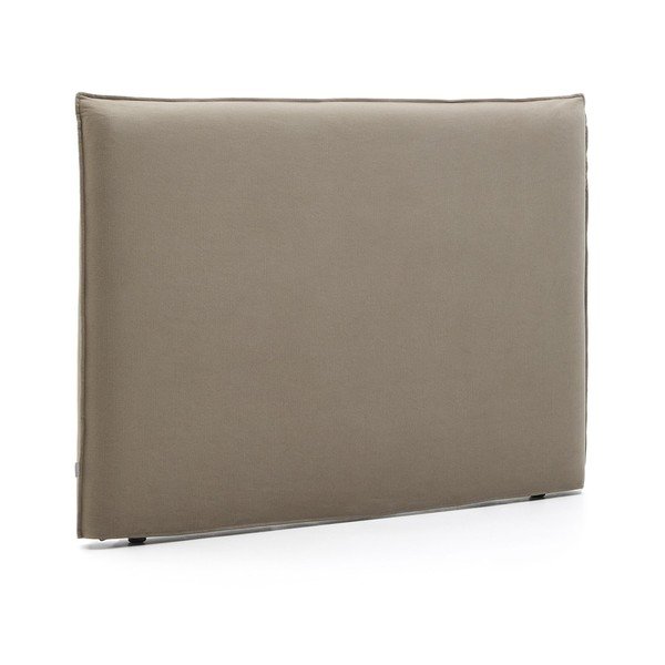 Taupe čalúnené čelo postele 180x118 cm Jaira – Kave Home