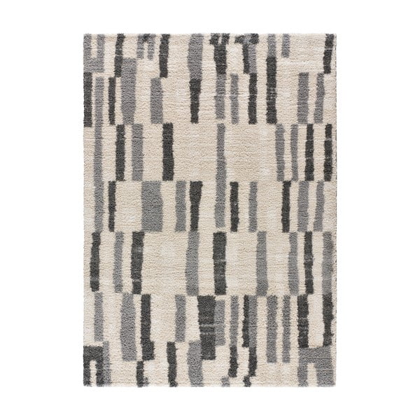 Sivo-krémový koberec 133x190 cm Enya - Universal