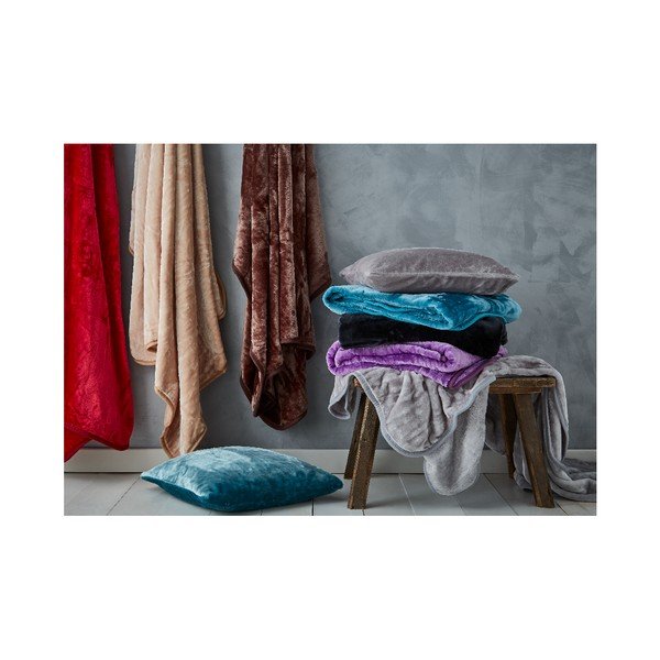 Modrá deka Catherine Lansfield Basic Cuddly, 200 × 150 cm-image-2