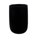 Čierna keramická WC kefa Lotus - Mette Ditmer Denmark