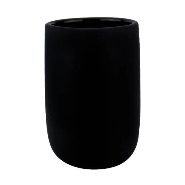 Čierna keramická WC kefa Lotus - Mette Ditmer Denmark