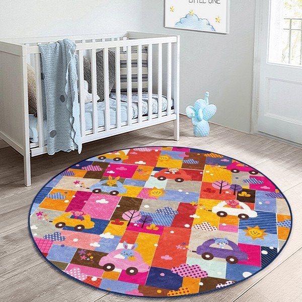 Detský koberec ø 120 cm Comfort – Mila Home-image-2