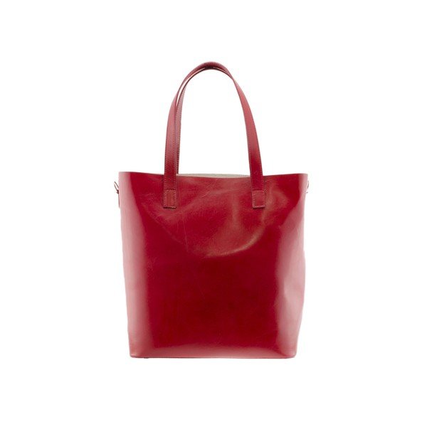 Kožená kabelka Markese 8768 Red-image-1
