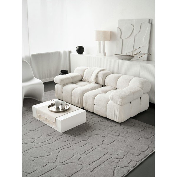 Sivý vlnený koberec 160x230 cm Morphic Dunes – Agnella-image-1