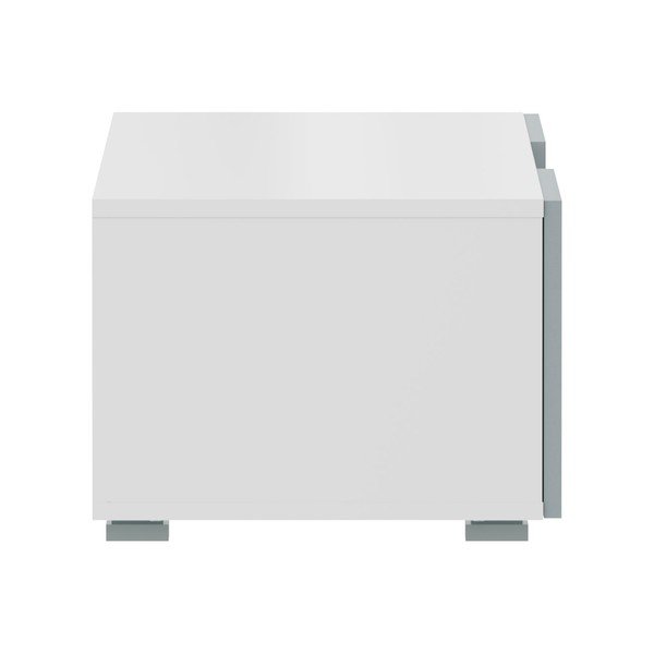 Sivo-biely TV stolík 140x31 cm Podium – TemaHome-image-4